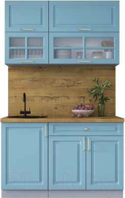 Готовая кухня Интерлиния Мила Шато 1.3Б - фото