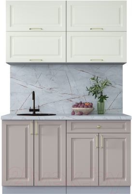 Готовая кухня Интерлиния Мила Шато 1.4Б - фото