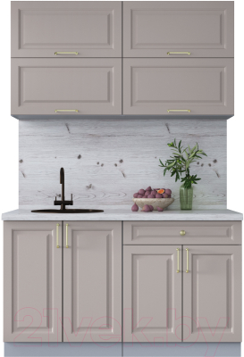 Готовая кухня Интерлиния Мила Шато 1.4Б - фото