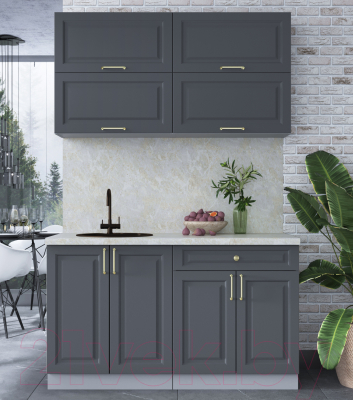 Готовая кухня Интерлиния Мила Шато 1.4Б