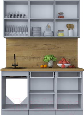 Готовая кухня Интерлиния Мила Шато 1.5Б