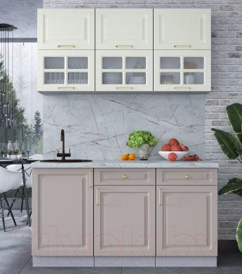 Готовая кухня Интерлиния Мила Шато 1.5Б