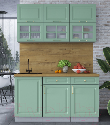 Готовая кухня Интерлиния Мила Шато 1.5Б