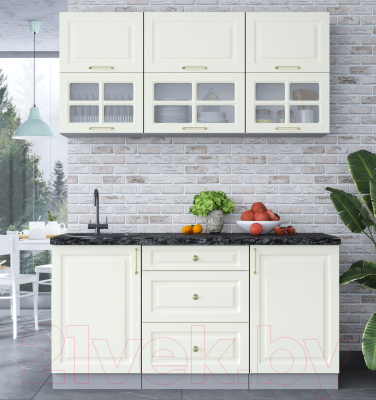 Готовая кухня Интерлиния Мила Шато 1.6Б