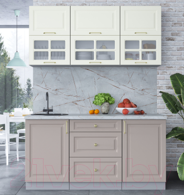 Готовая кухня Интерлиния Мила Шато 1.6Б