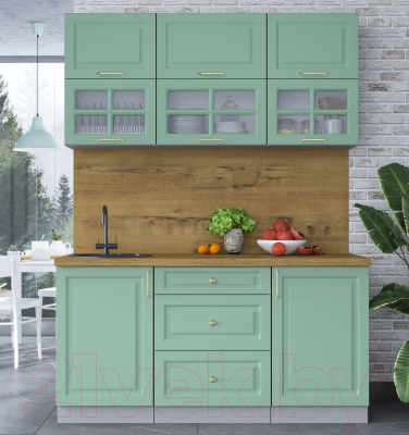 Готовая кухня Интерлиния Мила Шато 1.6Б