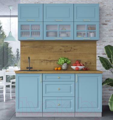 Готовая кухня Интерлиния Мила Шато 1.6Б