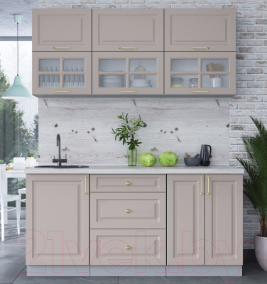 Готовая кухня Интерлиния Мила Шато 1.7Б