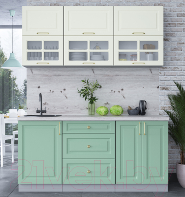 Готовая кухня Интерлиния Мила Шато 1.7Б