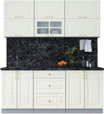 Готовая кухня Интерлиния Мила Шато 1.9Б - фото