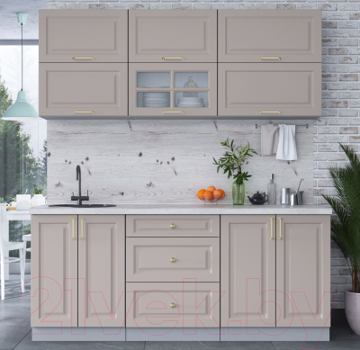 Готовая кухня Интерлиния Мила Шато 1.9Б