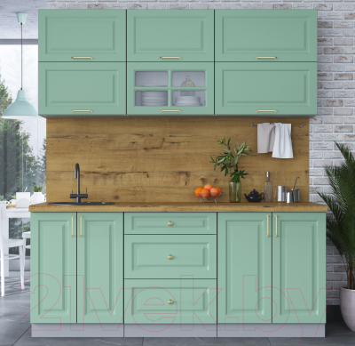 Готовая кухня Интерлиния Мила Шато 1.9Б