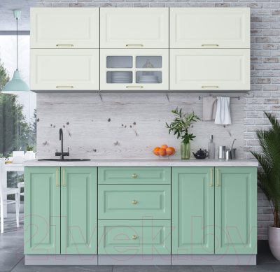 Готовая кухня Интерлиния Мила Шато 1.9Б