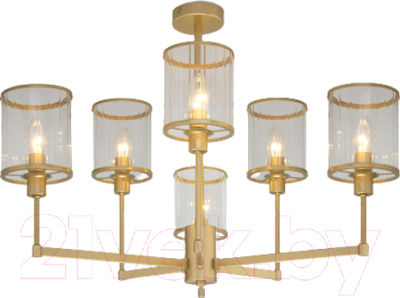 Люстра Евросвет 60144/6 (золото) - фото