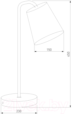 Настольная лампа Евросвет 01134/1 (черный)