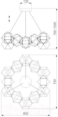 Потолочный светильник Евросвет 90169/12