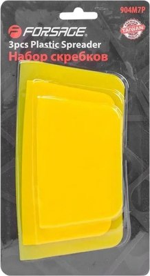 Набор скребков малярных Forsage F-904M7P