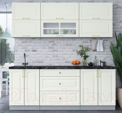 Готовая кухня Интерлиния Мила Шато 2.1Б