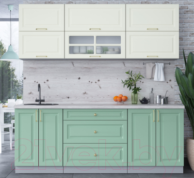 Готовая кухня Интерлиния Мила Шато 2.1Б