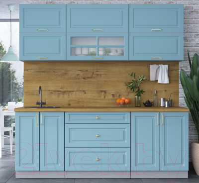 Готовая кухня Интерлиния Мила Шато 2.1Б