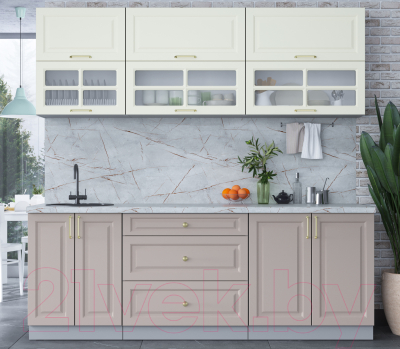 Готовая кухня Интерлиния Мила Шато 2.2Б