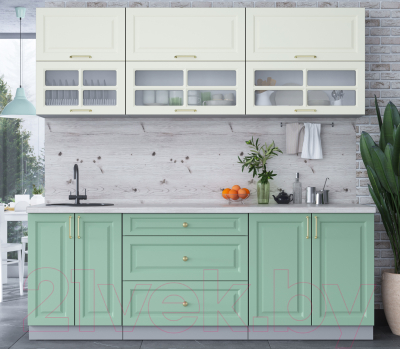 Готовая кухня Интерлиния Мила Шато 2.2Б