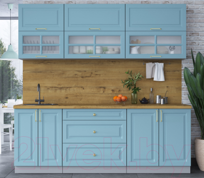 Готовая кухня Интерлиния Мила Шато 2.2Б