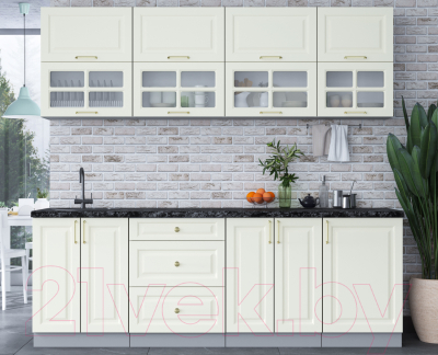 Готовая кухня Интерлиния Мила Шато 2.3Б