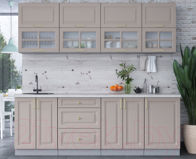 Готовая кухня Интерлиния Мила Шато 2.3Б