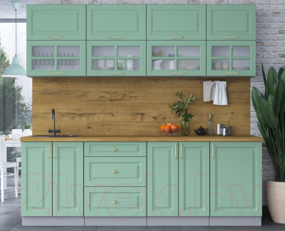 Готовая кухня Интерлиния Мила Шато 2.3Б