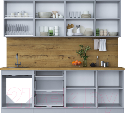 Готовая кухня Интерлиния Мила Шато 2.3Б