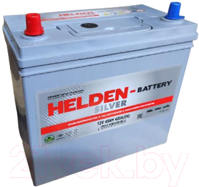 Автомобильный аккумулятор Helden JIS R+ тонкие клеммы / SMF44B19R - фото