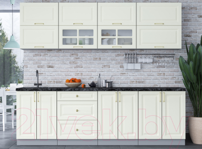 Готовая кухня Интерлиния Мила Шато 2.5Б