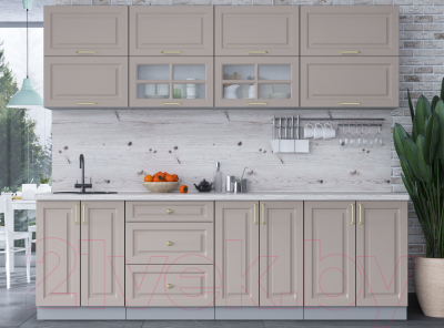 Готовая кухня Интерлиния Мила Шато 2.5Б