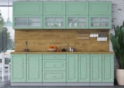 Готовая кухня Интерлиния Мила Шато 2.6Б