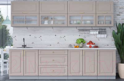 Готовая кухня Интерлиния Мила Шато 2.9Б