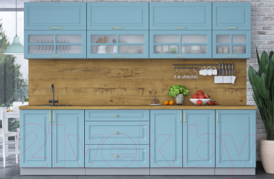 Готовая кухня Интерлиния Мила Шато 2.9Б