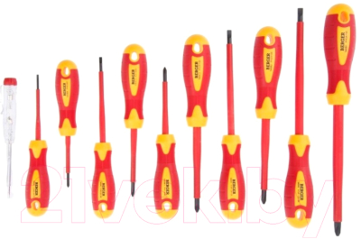 Набор отверток BERGER Диэлектрических до 1000V / BG1066 - фото