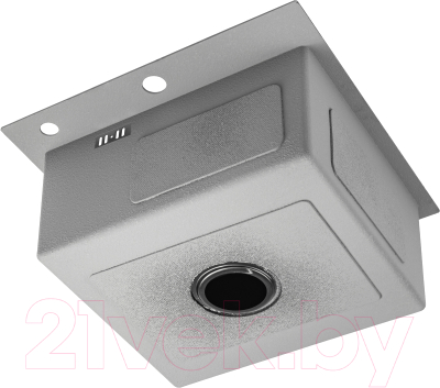 Мойка кухонная Saniteco 5050 Nano (с сифоном, дозатором и коландером)