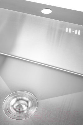 Мойка кухонная Saniteco 6050 (с сифоном, дозатором и коландером)