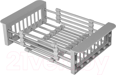 Мойка кухонная Saniteco 6050 (с сифоном, дозатором и коландером)