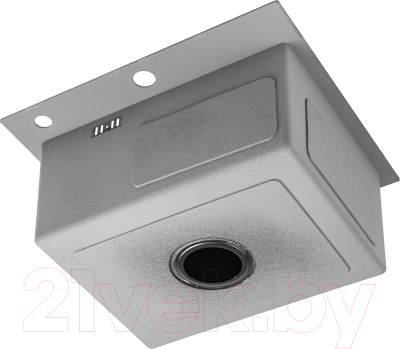 Мойка кухонная Saniteco 5045 Nano (с сифоном, дозатором и коландером)