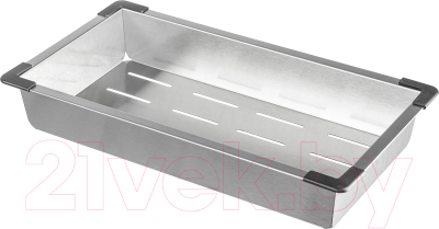 Мойка кухонная Saniteco 5045 Nano (с сифоном, дозатором и коландером)