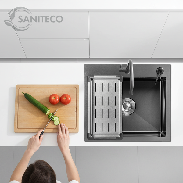 Мойка кухонная Saniteco 5045 Nano