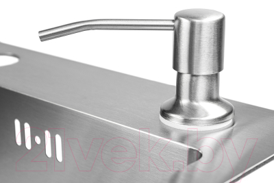 Мойка кухонная Saniteco 5045 (с сифоном, дозатором и коландером)