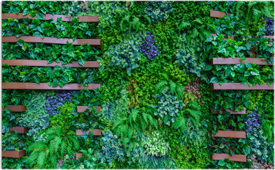 Фотофасад Arthata Листья / FotoSetka-250-67 - фото