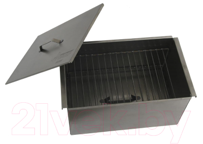 Коптильня Тонар Двухъярусная с поддоном для сбора жира / К-001