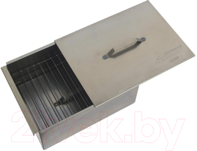 Коптильня Тонар Двухъярусная с поддоном для сбора жира / К-003