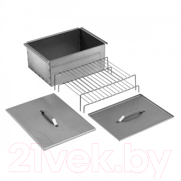 Коптильня Тонар Двухъярусная с поддоном для сбора жира / К-003