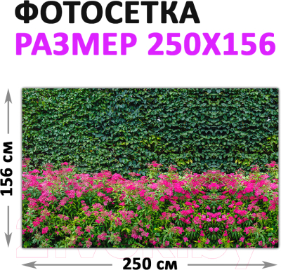 Фотофасад Arthata Кусты / FotoSetka-250-75